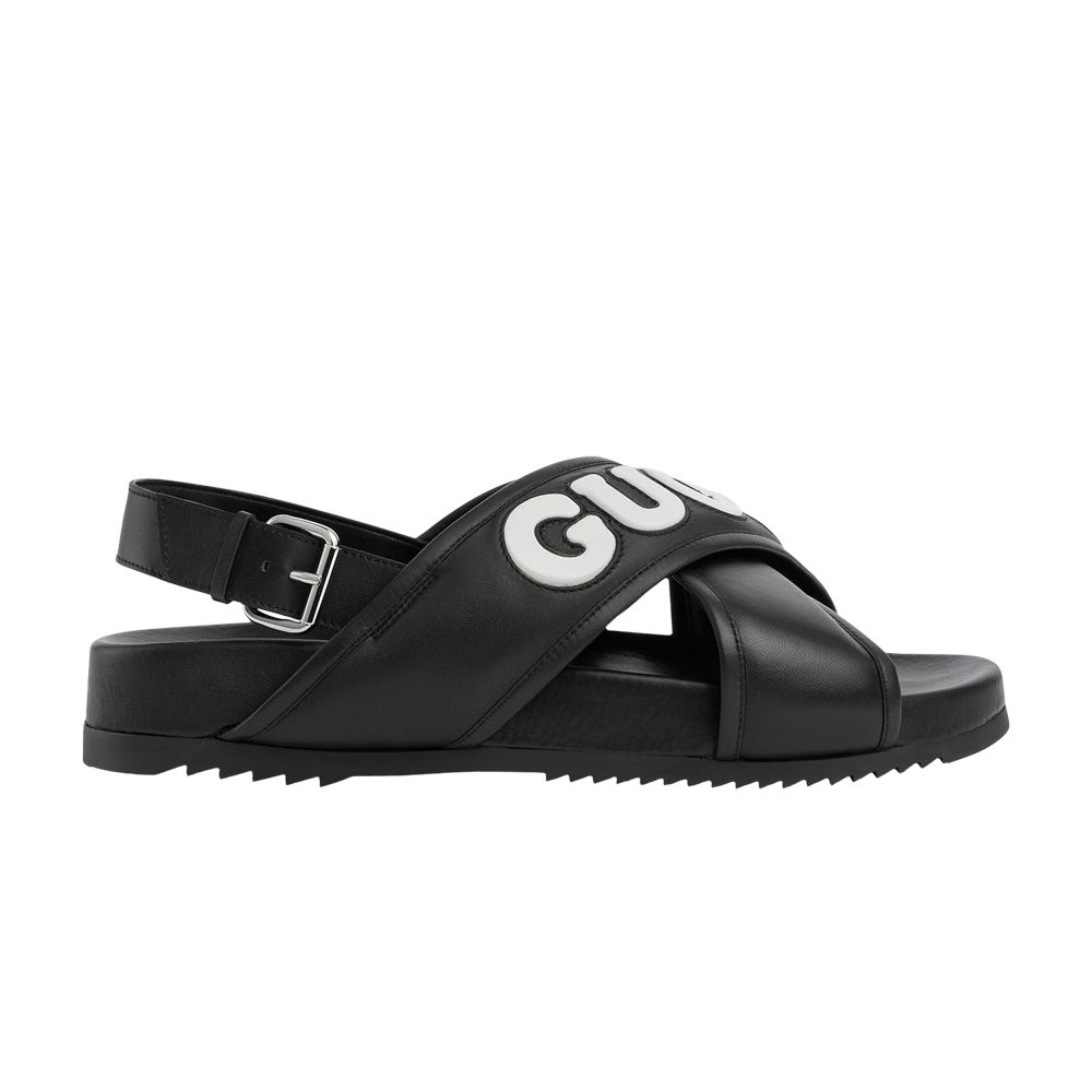 Gucci Crossover Sandal 'Black White' | Men's Size 12 - 742024-AABYS-1365