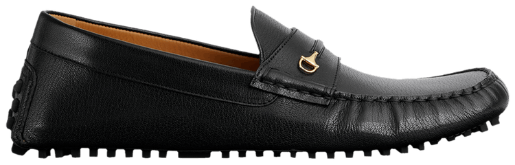 Gucci Driver Loafer Horsebit   Black