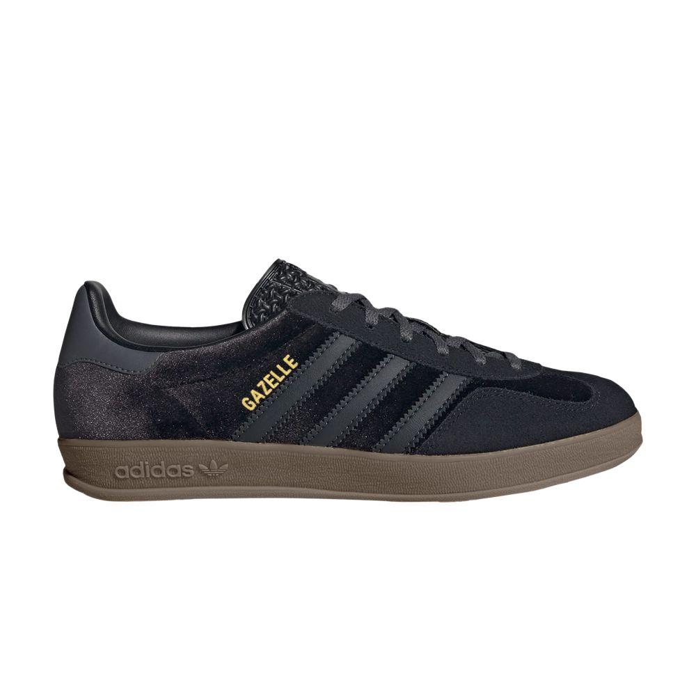 Pre-owned Adidas Originals Wmns Gazelle Indoor 'black Carbon Velvet'