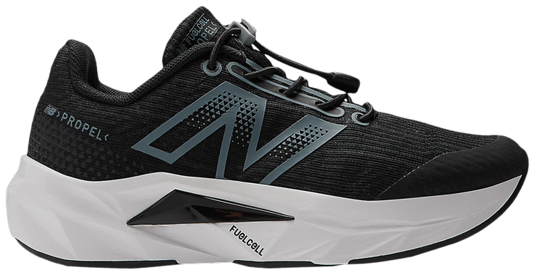 New Balance FuelCell Propel v5 Bungee Lace Little Kid Black Steel