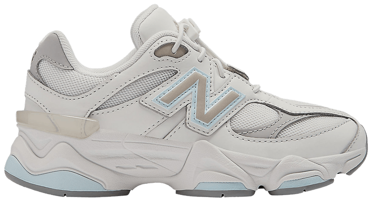 New Balance 9060 Little Kid Wide Reflection Quarry Blue Lace Toggle