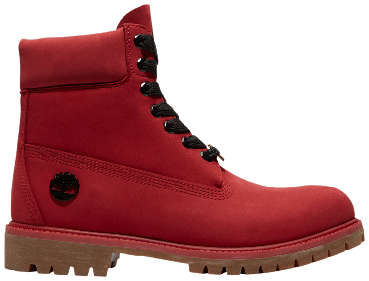 Red and black timberlands mens sales