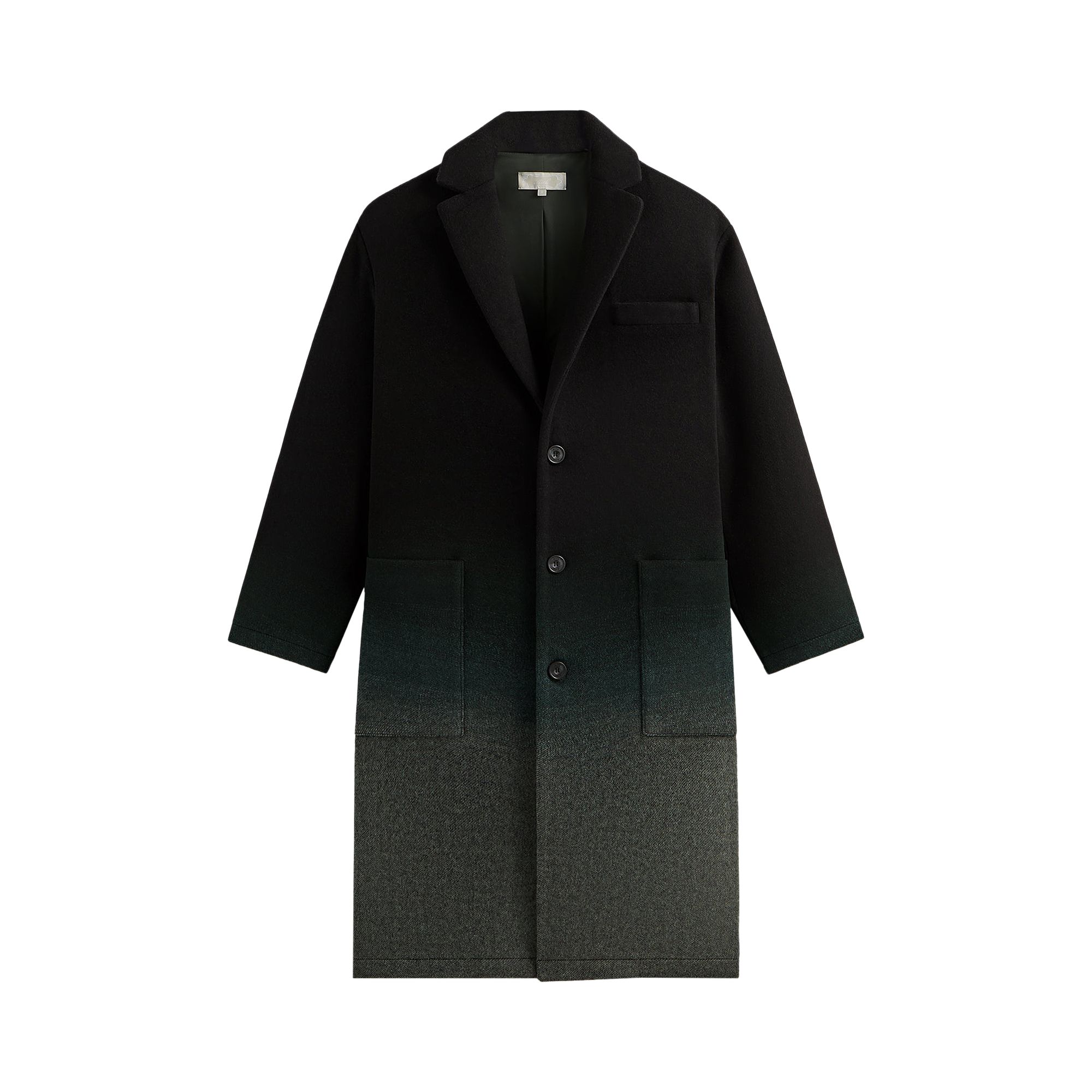Pre-owned Kith Gradient Wool Bergen Coat 'chronicle' | Green | Men's Size S