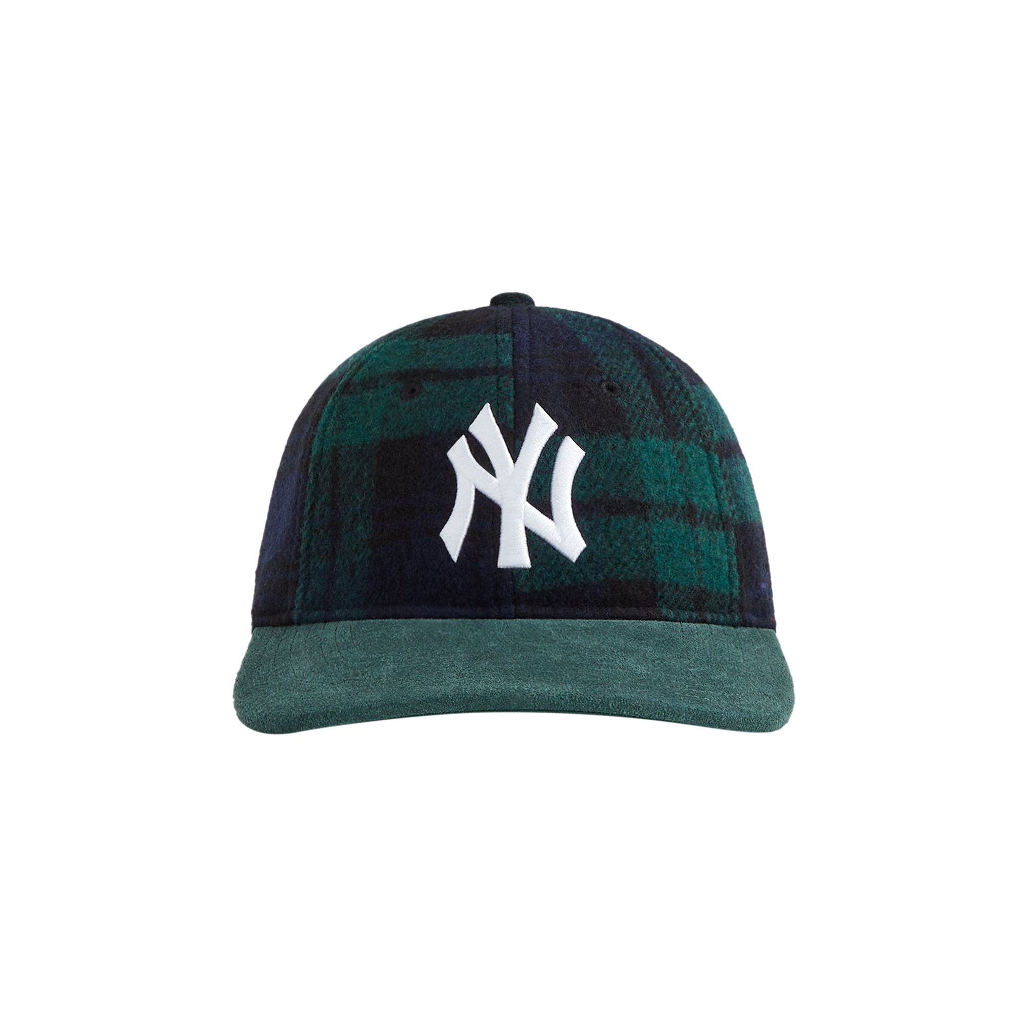 Pre-owned Kith & '47 For The New York Yankees Blackwatch Franchise Ls Cap 'eve' | Green | Men's Size 7.25