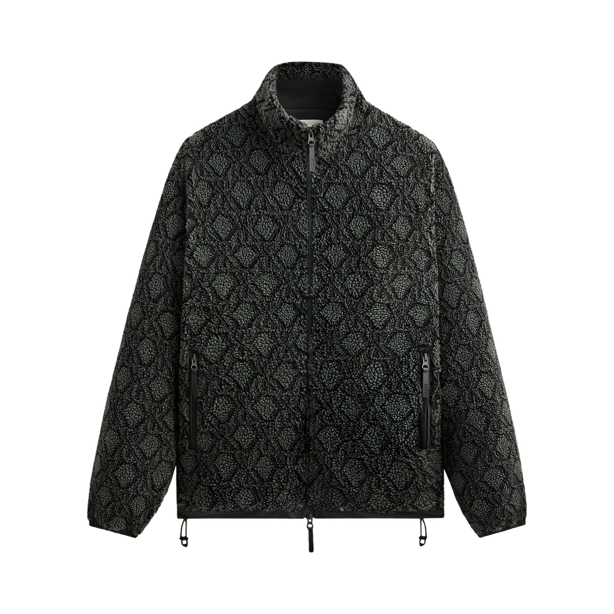 Pre-owned Kith Pinehurst Sherpa Full Zip 'machine' | Green | Men's Size M