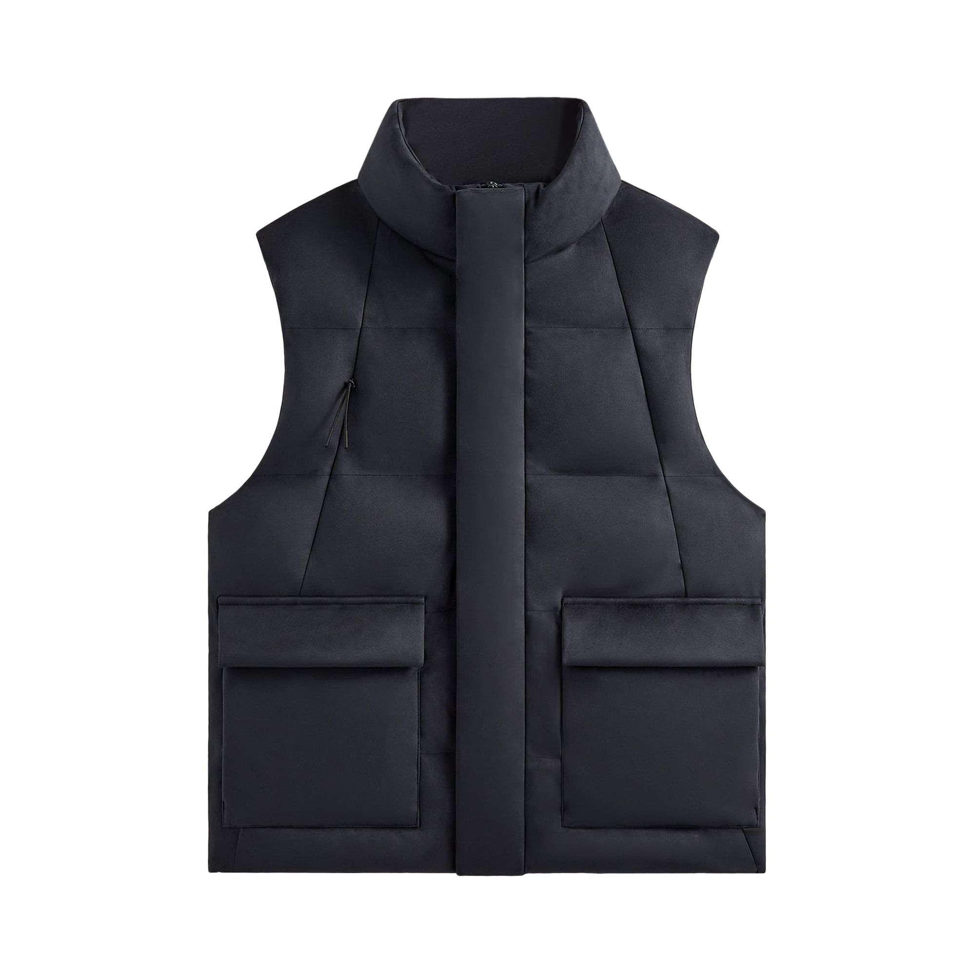 Pre-owned Kith Bonded Microsuede Midi Vest 'nocturnal' | Blue | Men's Size Xs