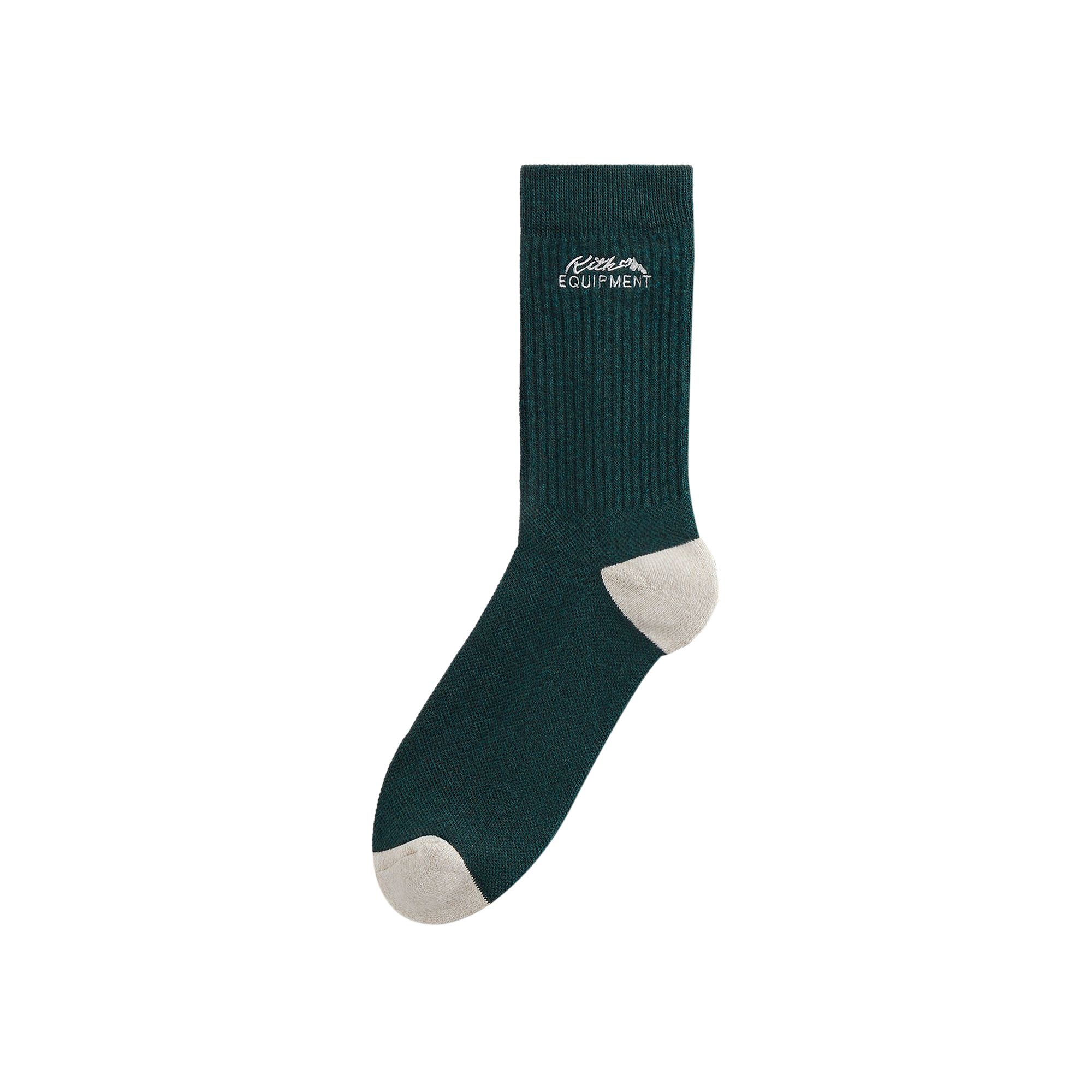 Pre-owned Kith Equipment Socks 'stadium' | Green | Men's Size Onesize