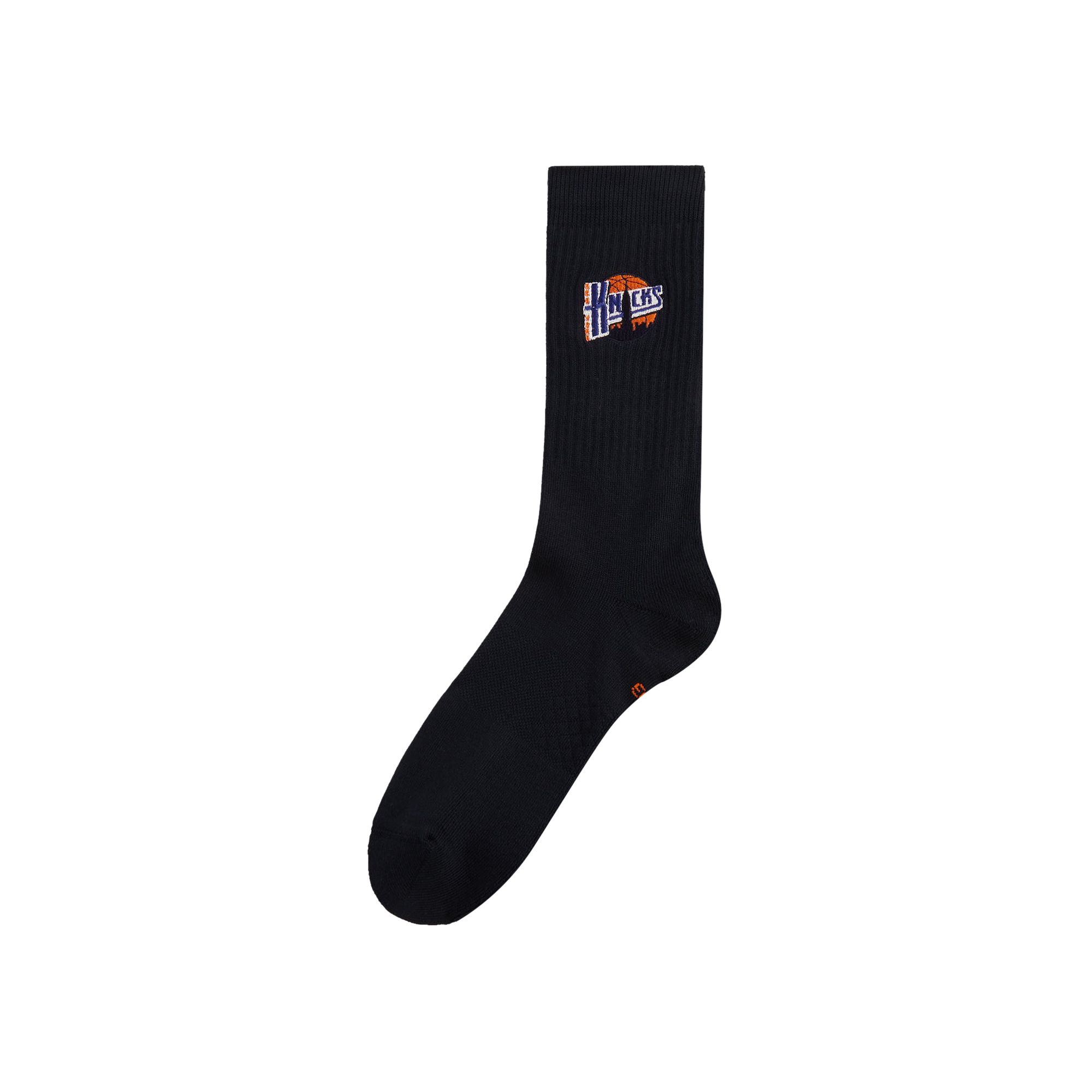 Pre-owned Kith & Stance For The New York Knicks New York City Crew Socks 'black' | Men's Size Onesize