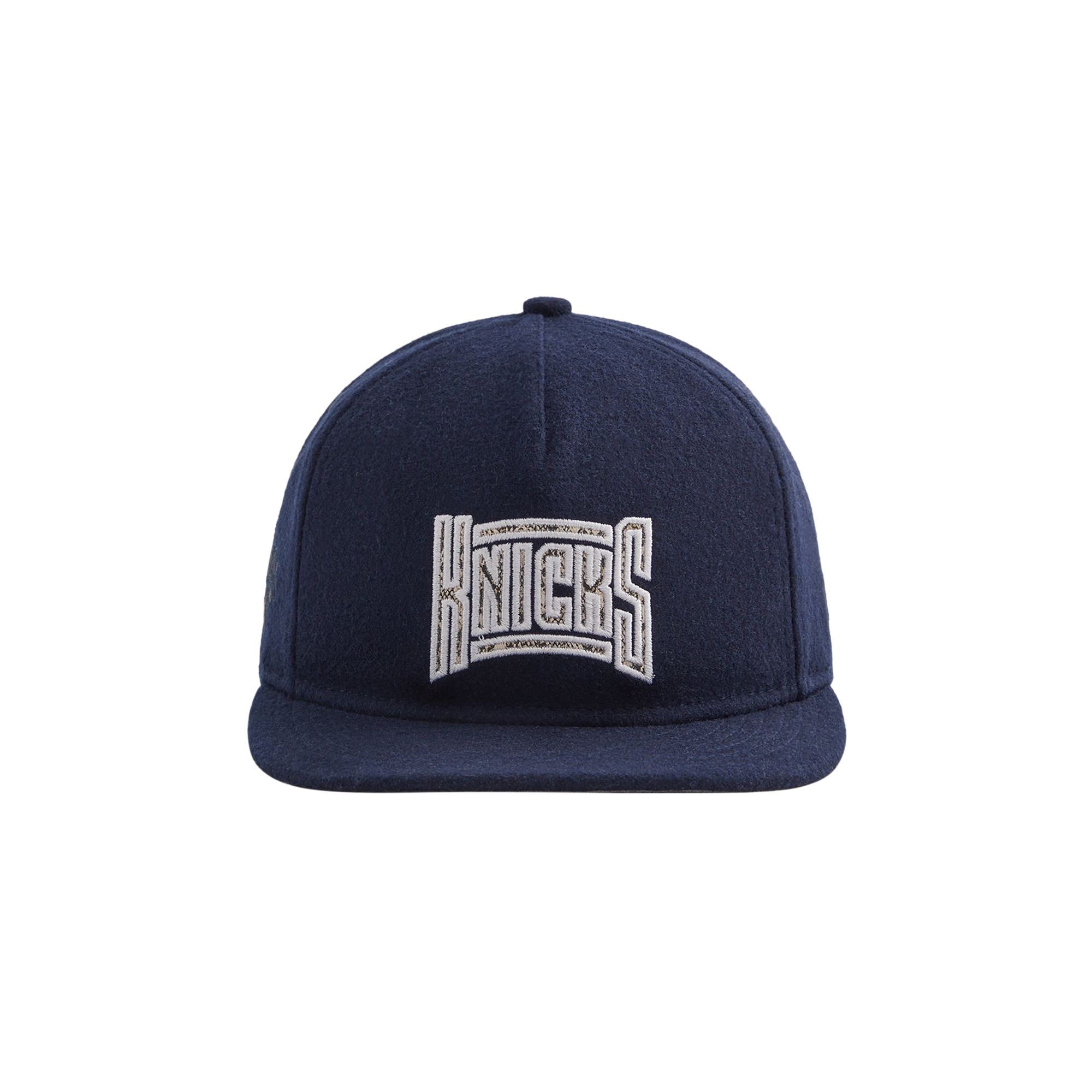 Pre-owned Kith & New Era For The New York Knicks Wool 9fifty Snapback 'nocturnal' | Blue | Men's Size Onesize