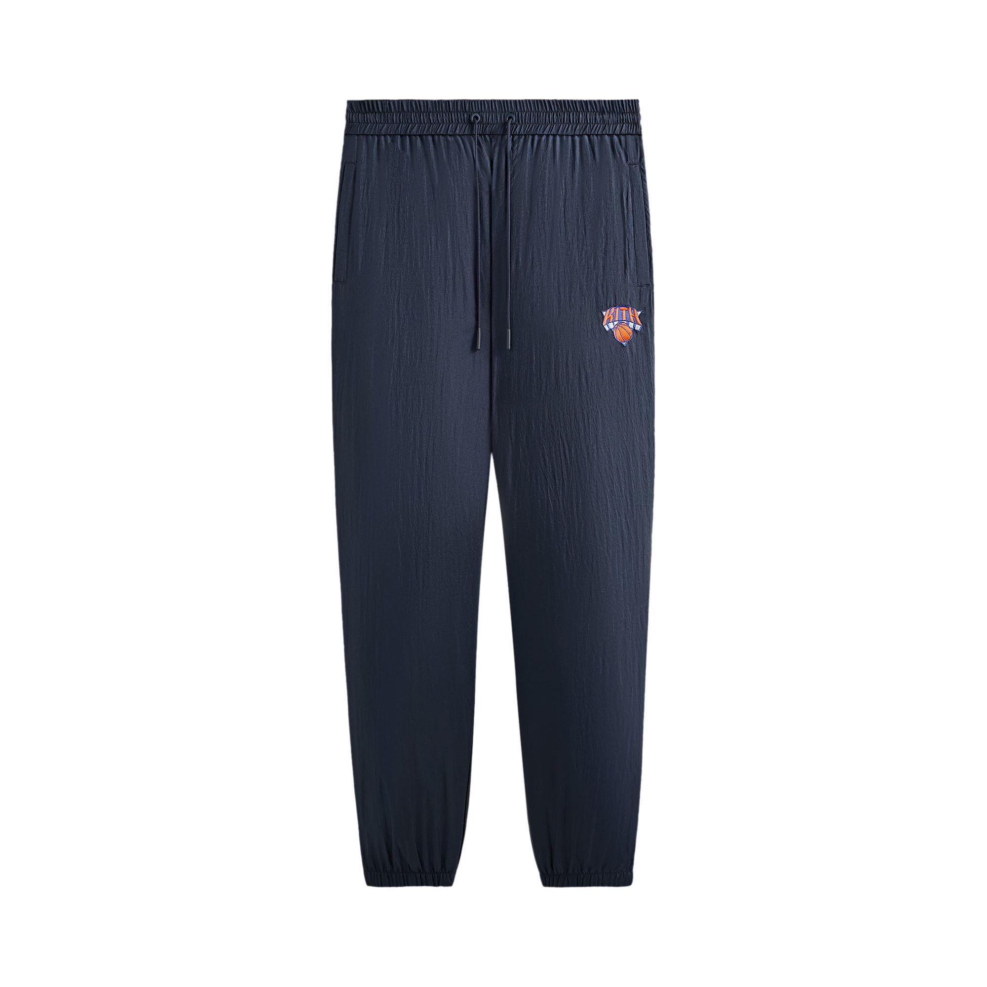 Pre-owned Kith For The New York Knicks Nylon Pant 'nocturnal' | Blue | Men's Size L