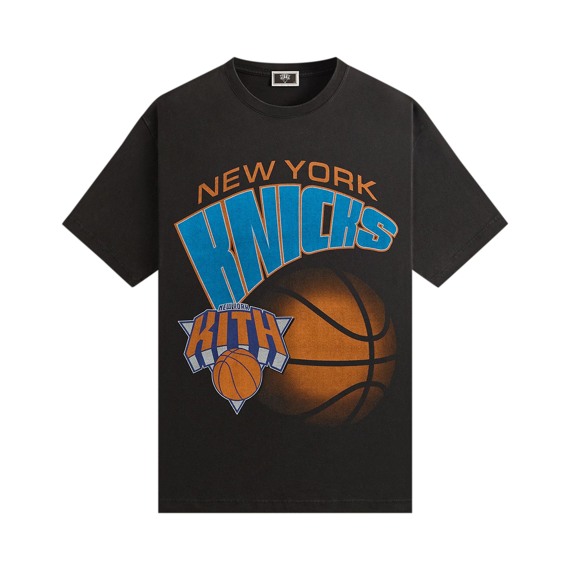 Pre-owned Kith For The New York Knicks Forever Vintage Tee 'black'