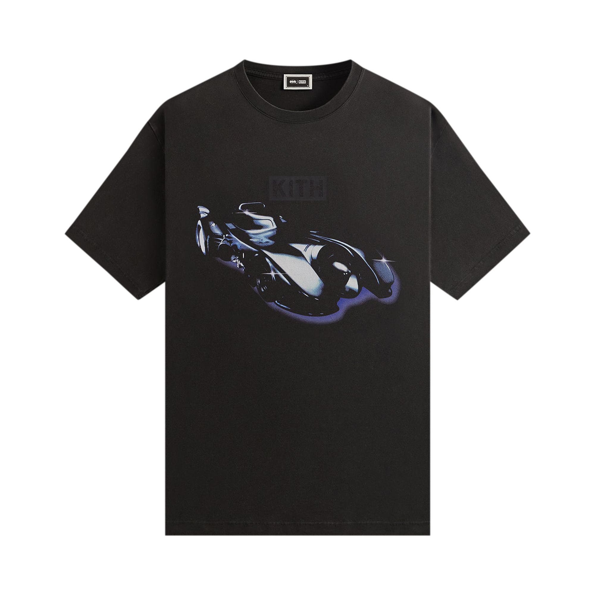Pre-owned Kith X Batman Schematics Vintage Tee 'black'