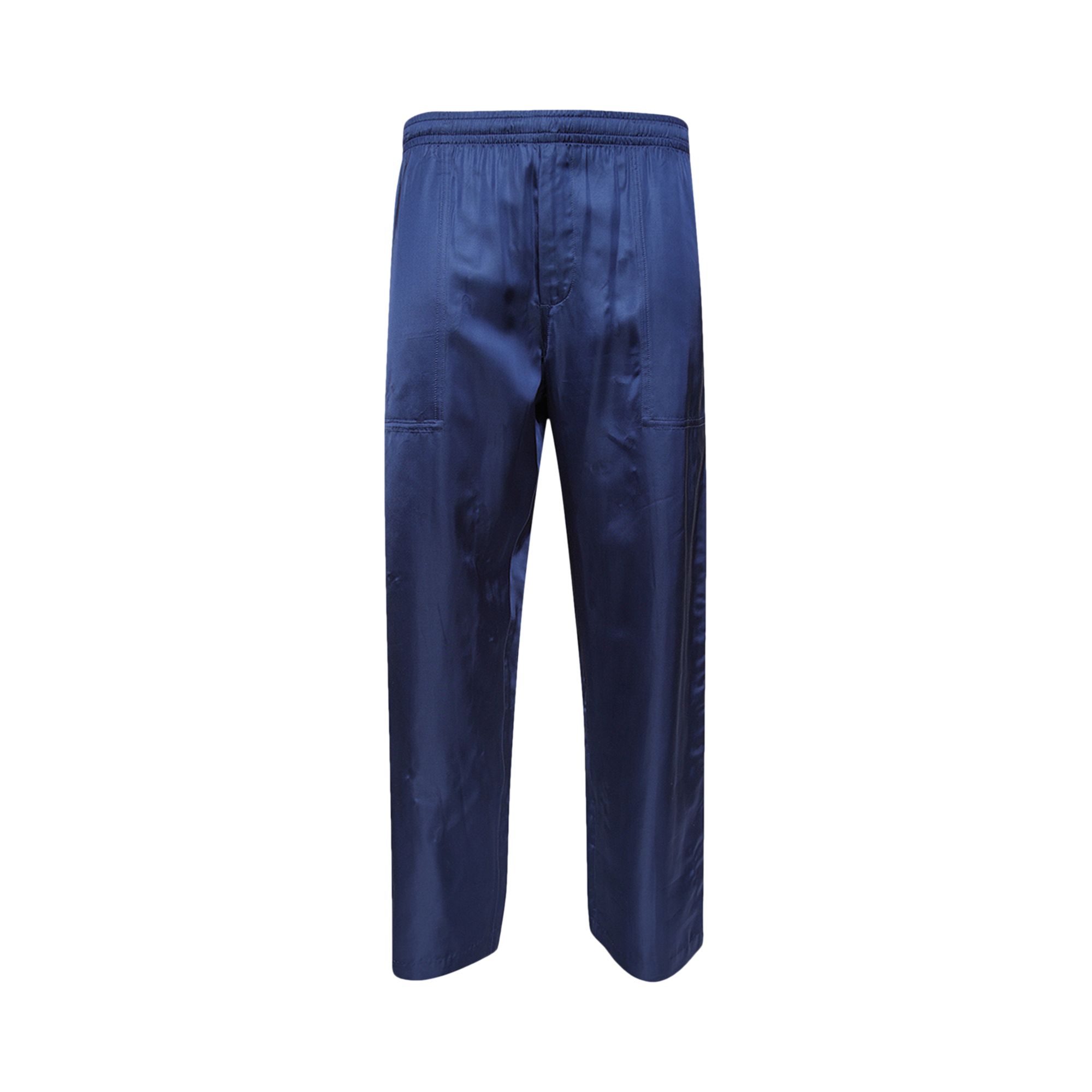 Pre-owned Bode Satin Track Pants 'blue/yellow' | Men's Size Xxl