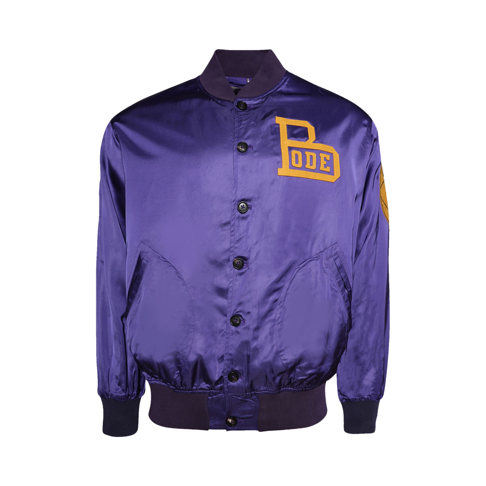 Pre-owned Bode Athlete's Rally Jacket 'purple/multicolor' | Men's Size Xxl