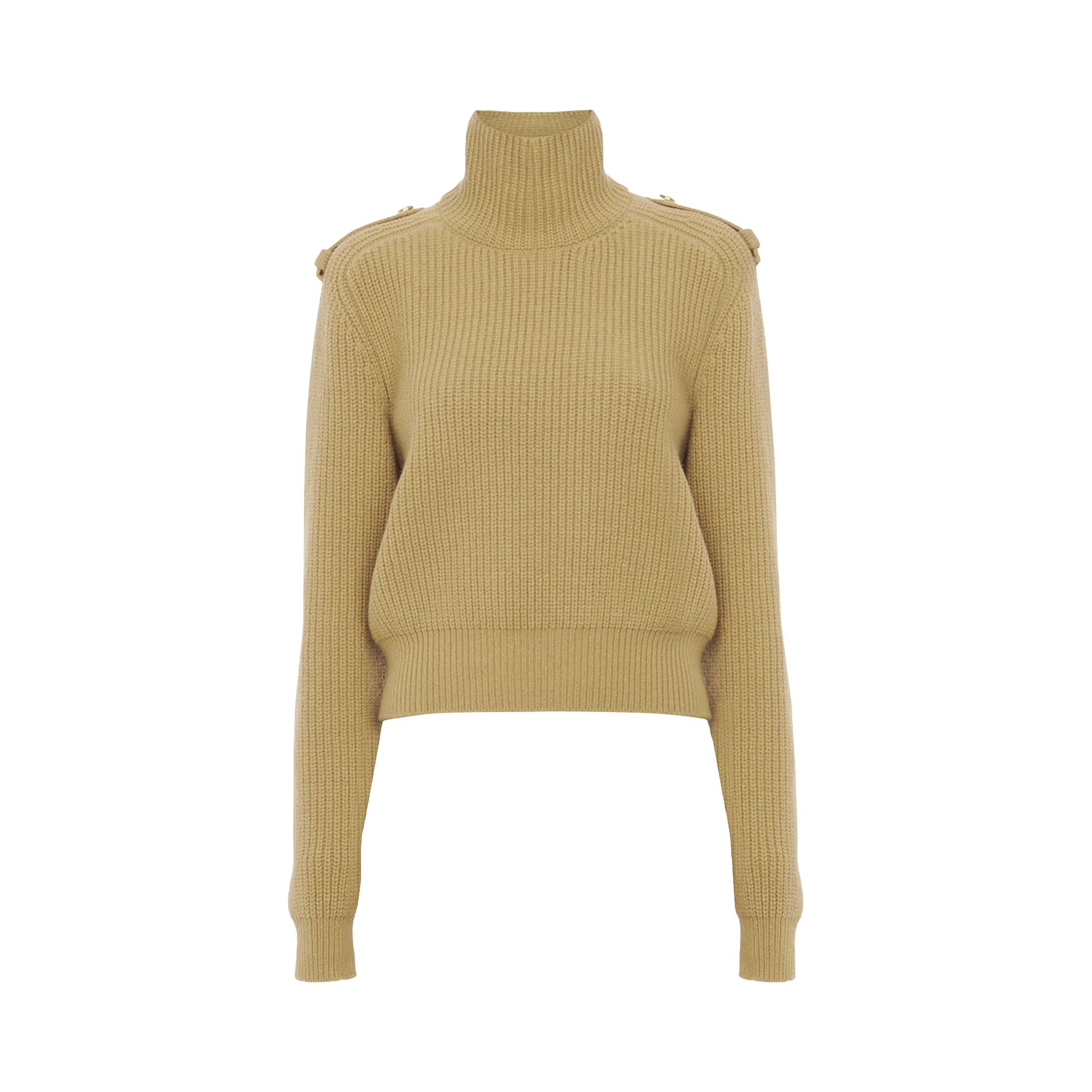 Pre-owned Chloé Turtleneck Sweater 'smoky Beige' | Tan | Women's Size S