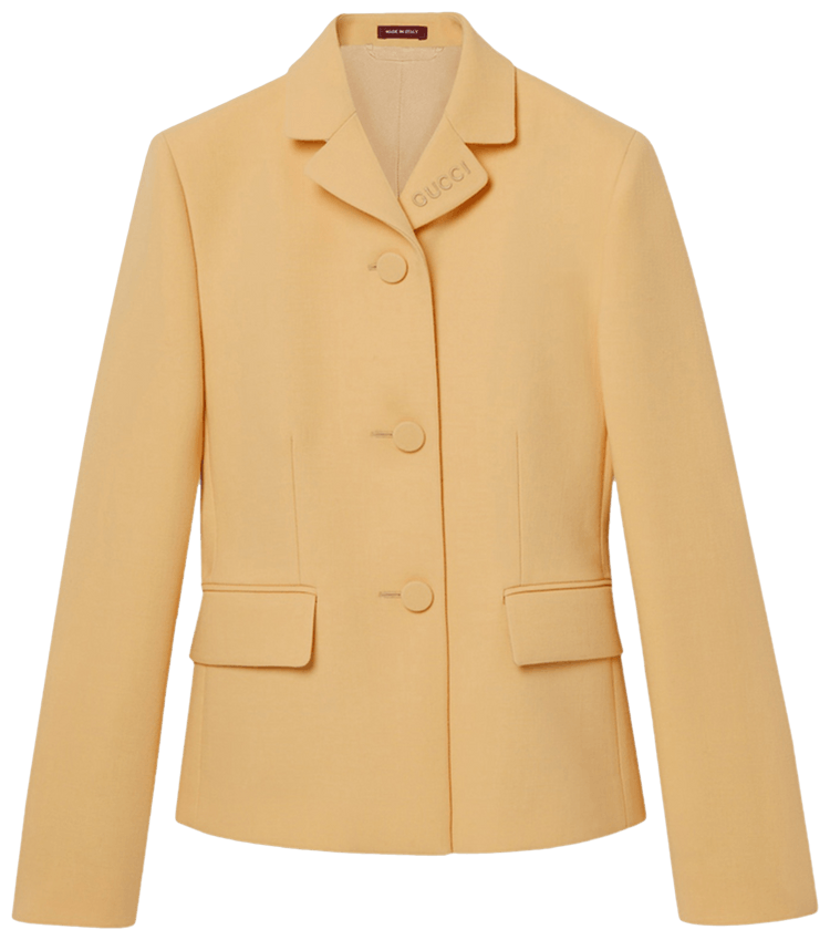 【GUCCI】WOOL CREPE JACKET●793775Z7AA29048 Gucci Wool Crêpe Jacket - Lozuri – LOZURI®