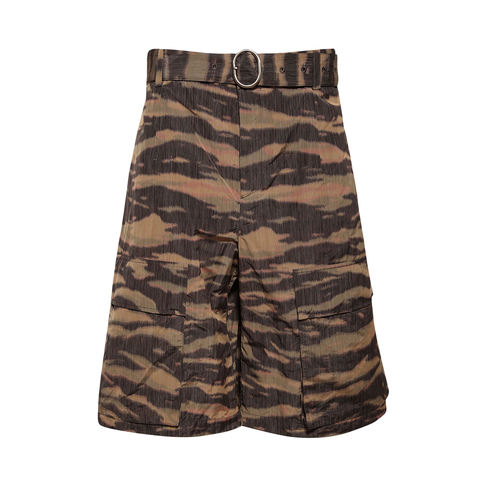 Pre-owned Jil Sander Belted Shorts 'camouflage' | Multi-color | Men's Size 52