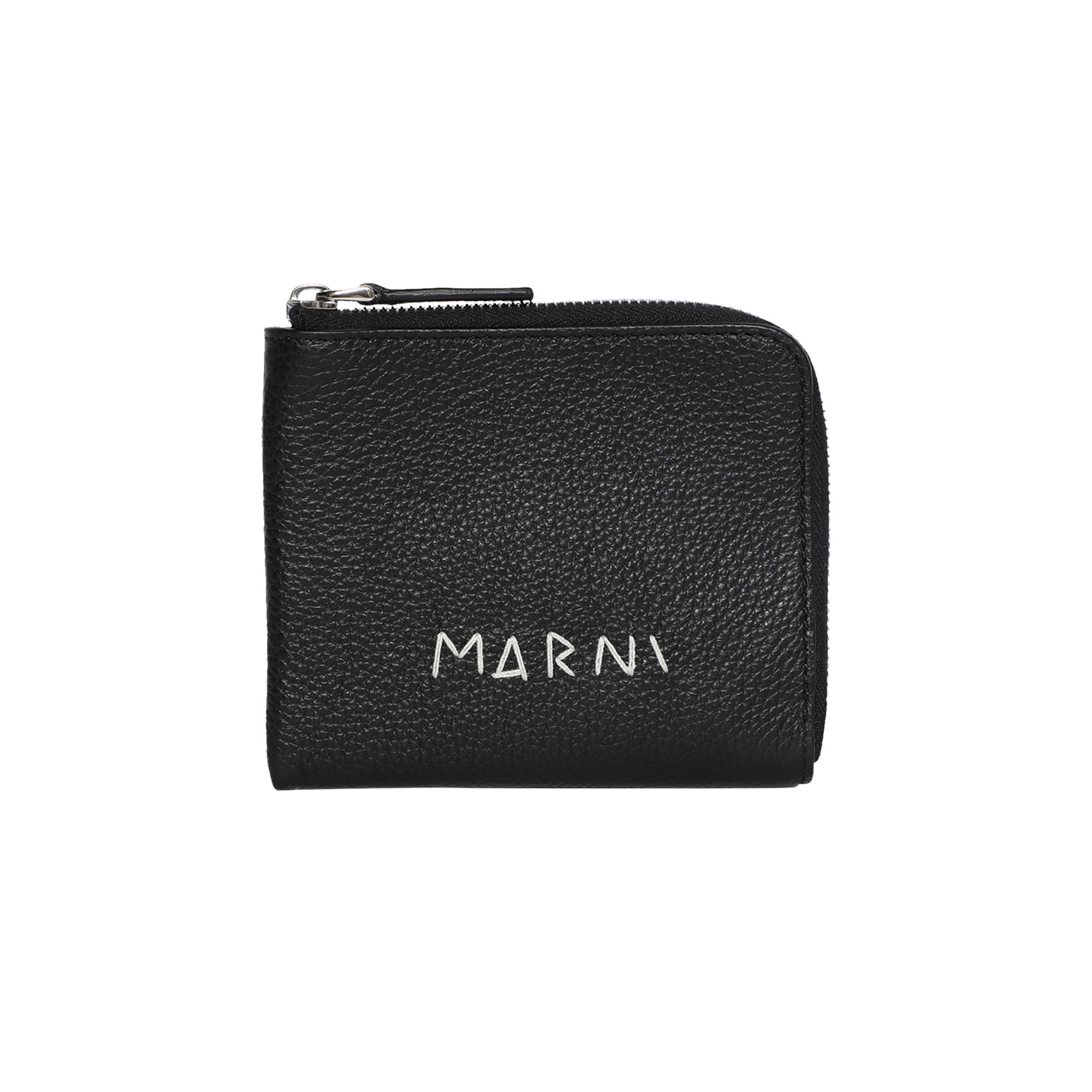 Pre-owned Marni Zip Around Wallet 'black' | Men's Size Onesize