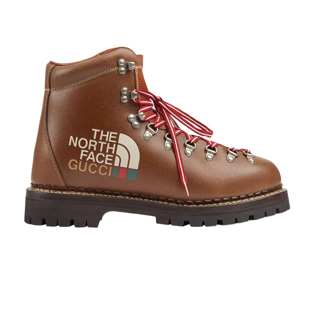The North Face x Gucci Ankle Boot 'Brown' | Men's Size 8.5 - 655401-17U10-2560
