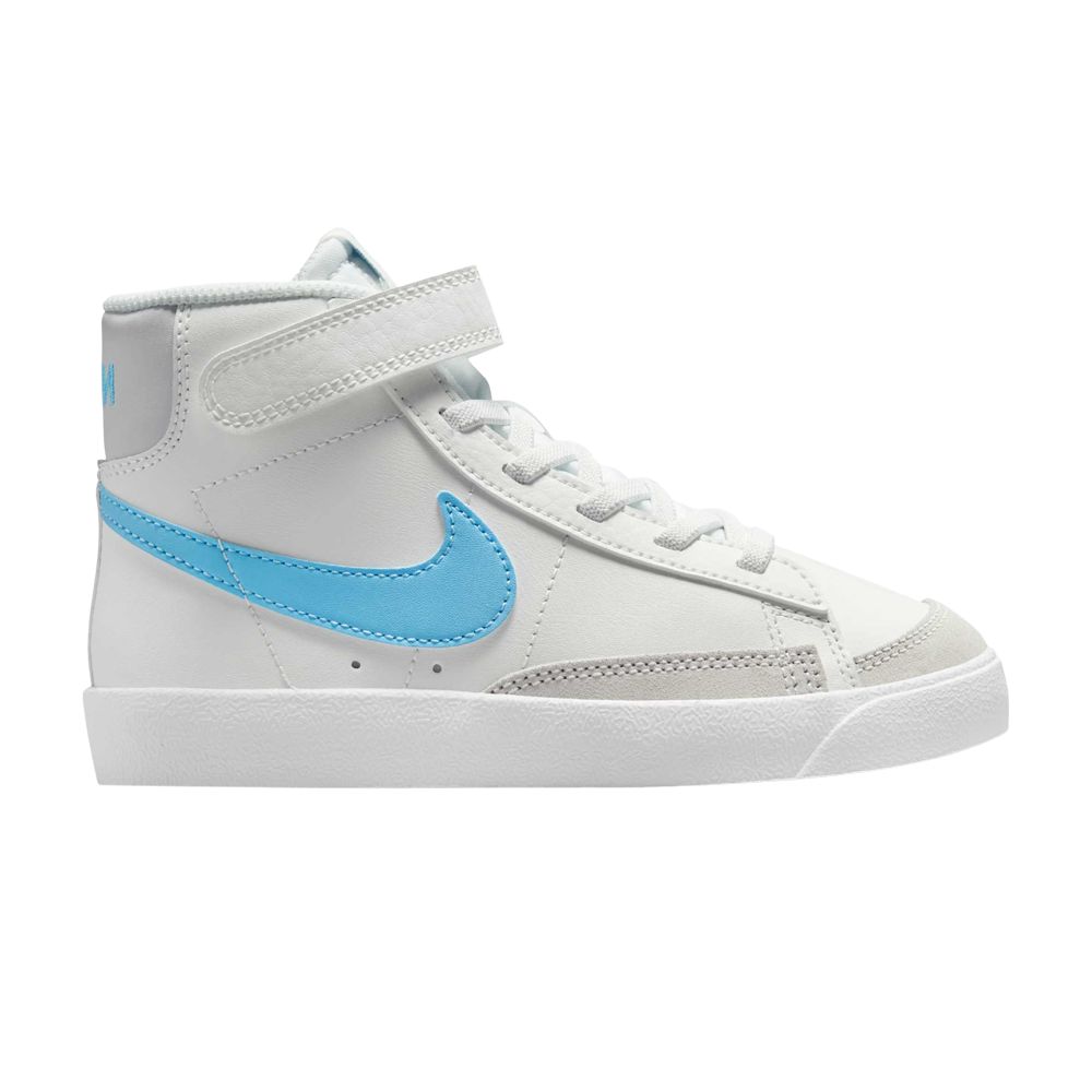 Pre-owned Nike Blazer Mid '77 Ps 'summit White Aquarius Blue' | Kid's Size 11.5