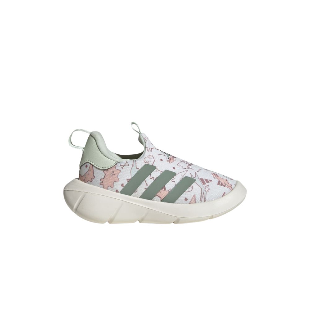Pre-owned Adidas Originals Adidas Monofit Slip-on I 'dino' | Cream | Infant Size 5.5