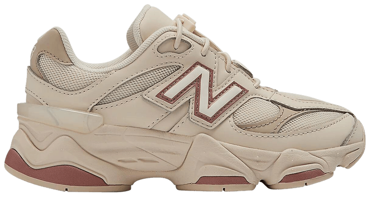 New Balance 9060 Little Kid Bone Sparrow Lace Toggle