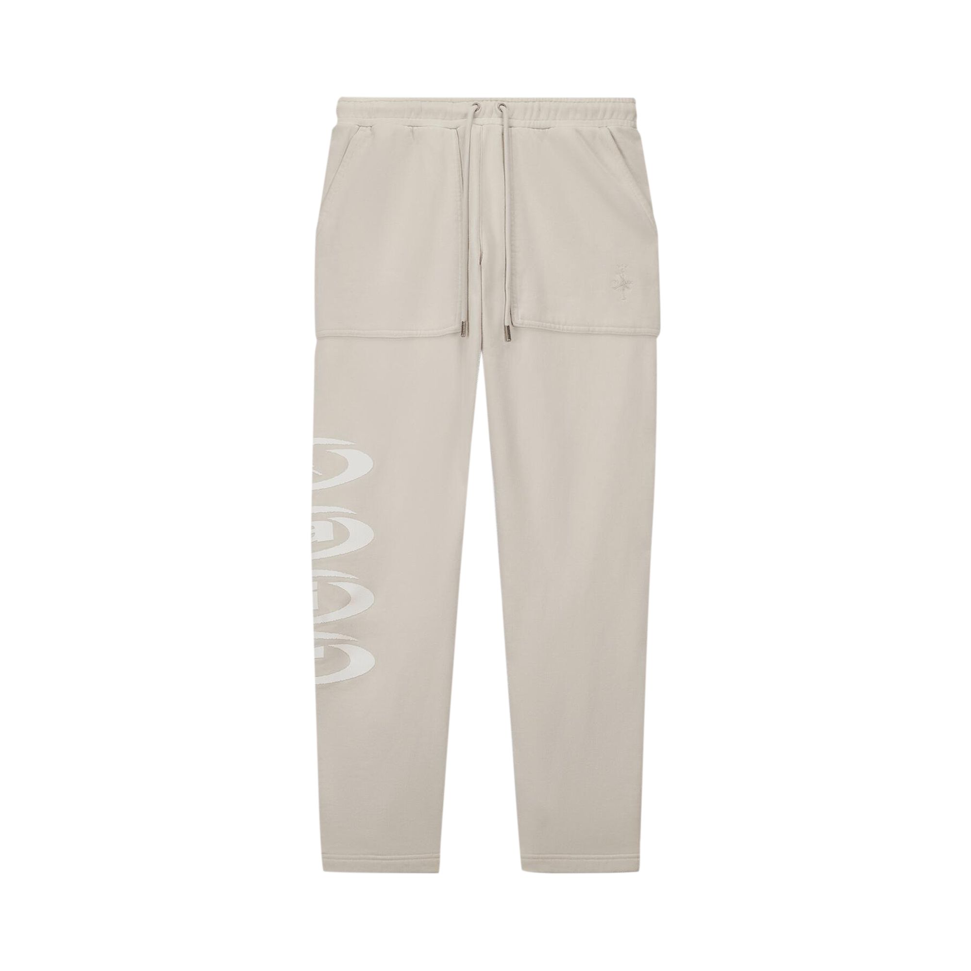 Pre-owned Air Jordan X Travis Scott Fleece Pants 'light Bone'