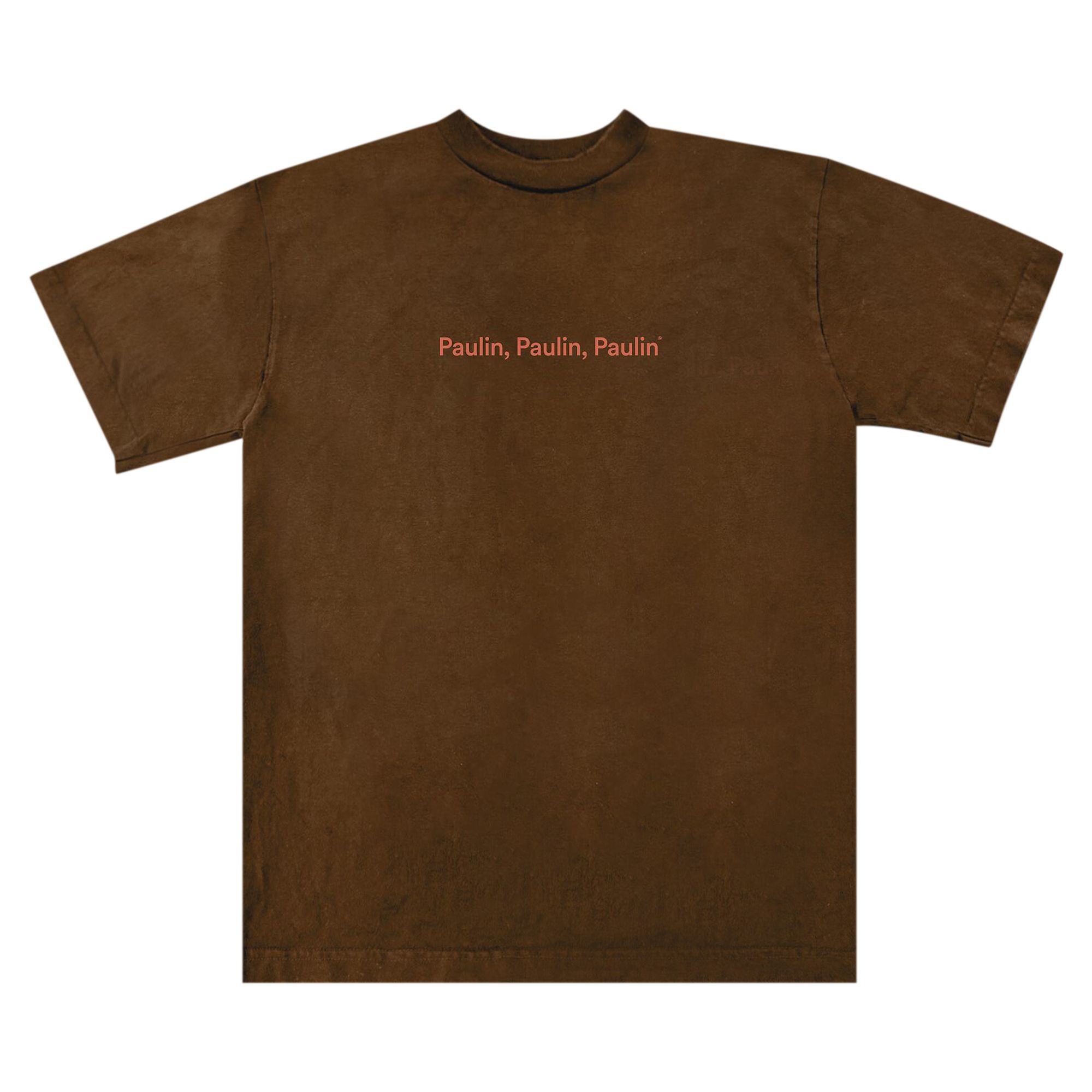Pre-owned Cactus Jack By Travis Scott X Paulin, Paulin, Paulin Tee 'brown' | Men's Size L