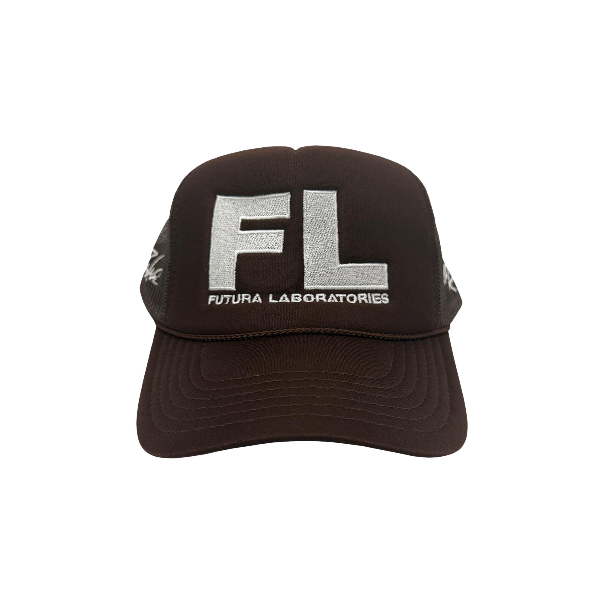 Pre-owned Cactus Jack By Travis Scott X Futura Laboratories Trucker Hat 'brown'