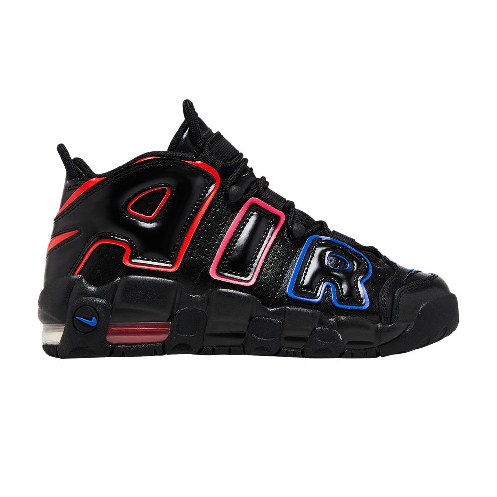 Pre-owned Nike Air More Uptempo Gs 'electric' | Black | Kid's Size 7
