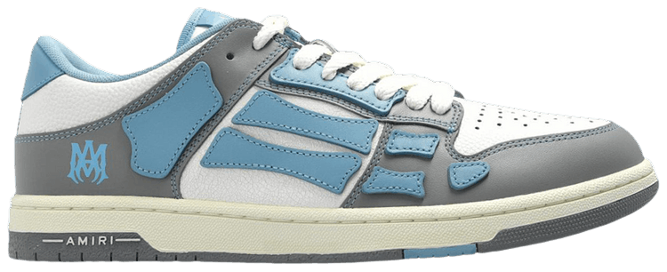 スニーカー AMIRI Men Sneakers Denim AMFOSR1077 Ocean Sky Buy Amiri Skel Top Low 'Varsity - Ocean Sky' - AMFOSR1077