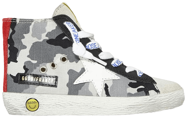 Golden Goose Francy Kids Grey Camo