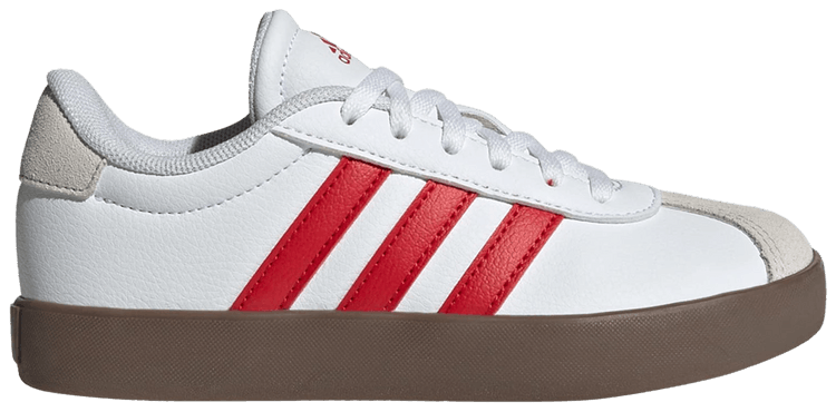 Adidas VL Court 30 K White Scarlet Gum