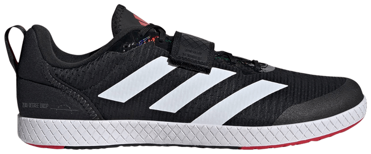 Adidas Total Weightlifting Black White Pure Ruby
