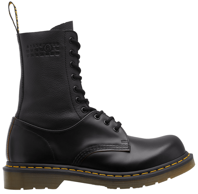 MM6 Maison Margiela x Dr Martens Wmns 1490 Twisted and Reimagined Black