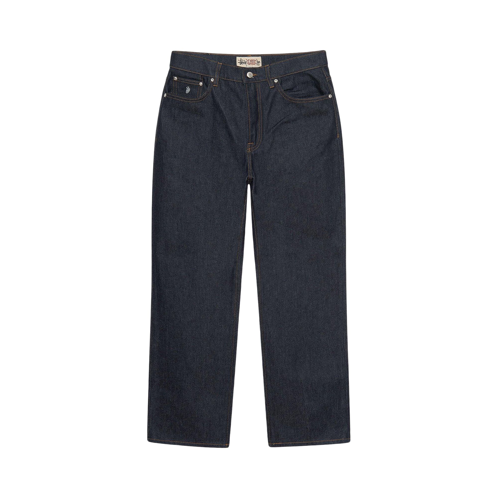 Click to view more detailed imagery on our partner's website Pre-owned Stussy Classic Jean Denim 'raw' In Blue