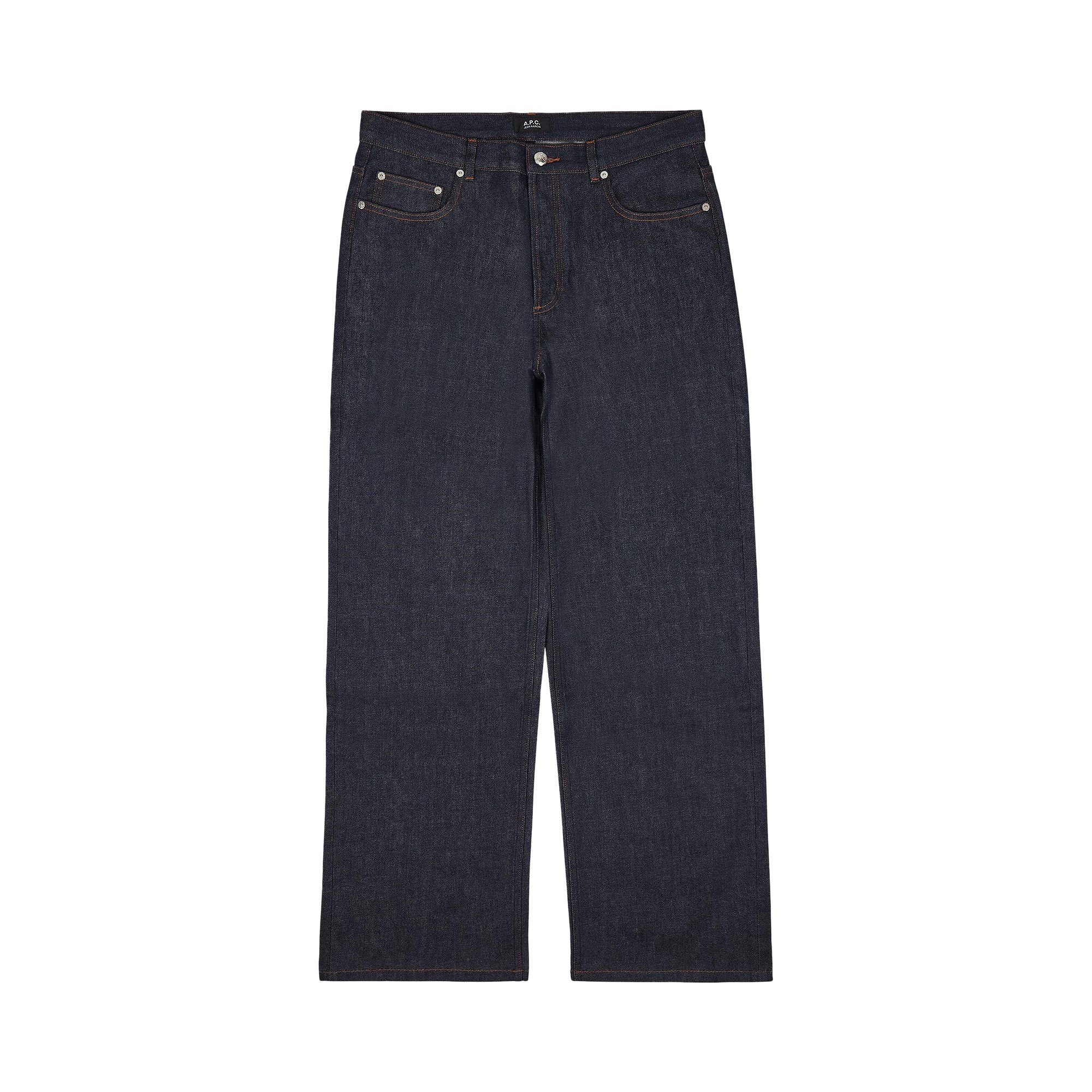 Pre-owned Apc A.p.c. Aaron Jean 'indigo' | Blue | Men's Size 34