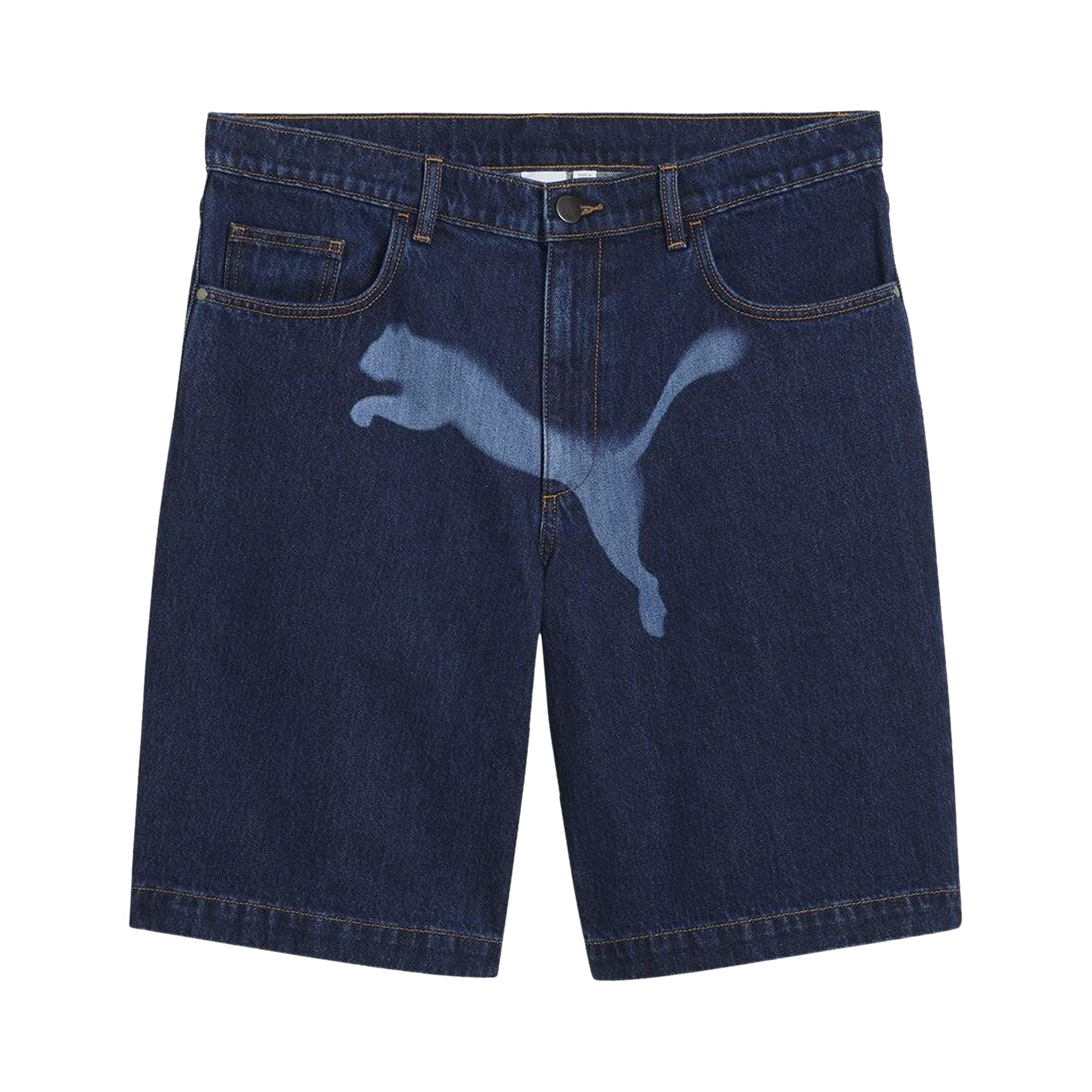 Pre-owned Puma X A$ap Rocky Denim Short 'blue'