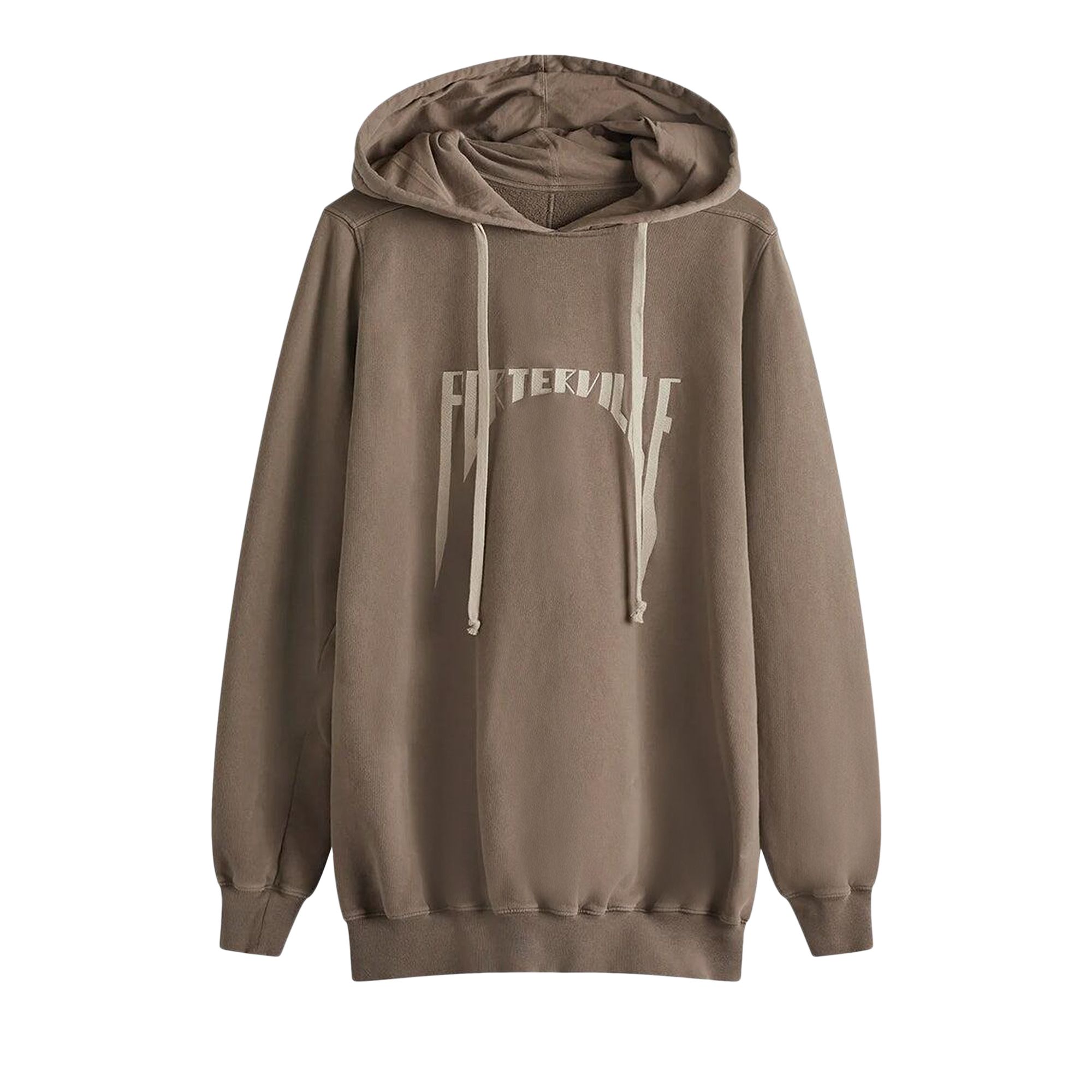 Pre-owned Rick Owens Porterville Hoodie 'dust/pearl' | Brown | Men's Size L