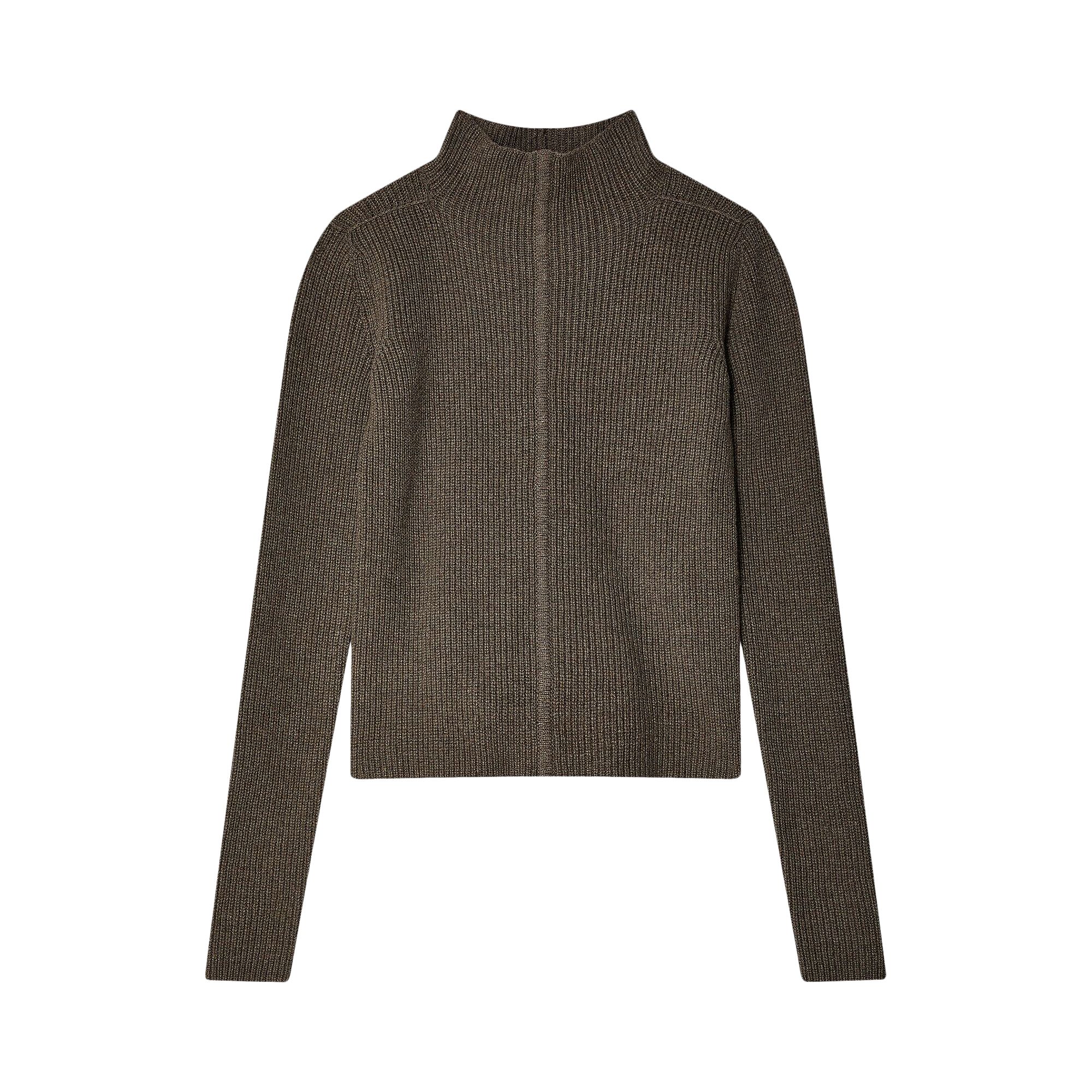 Pre-owned Rick Owens Porterville Runway Headon Cardigan 'dust' | Brown | Women's Size S