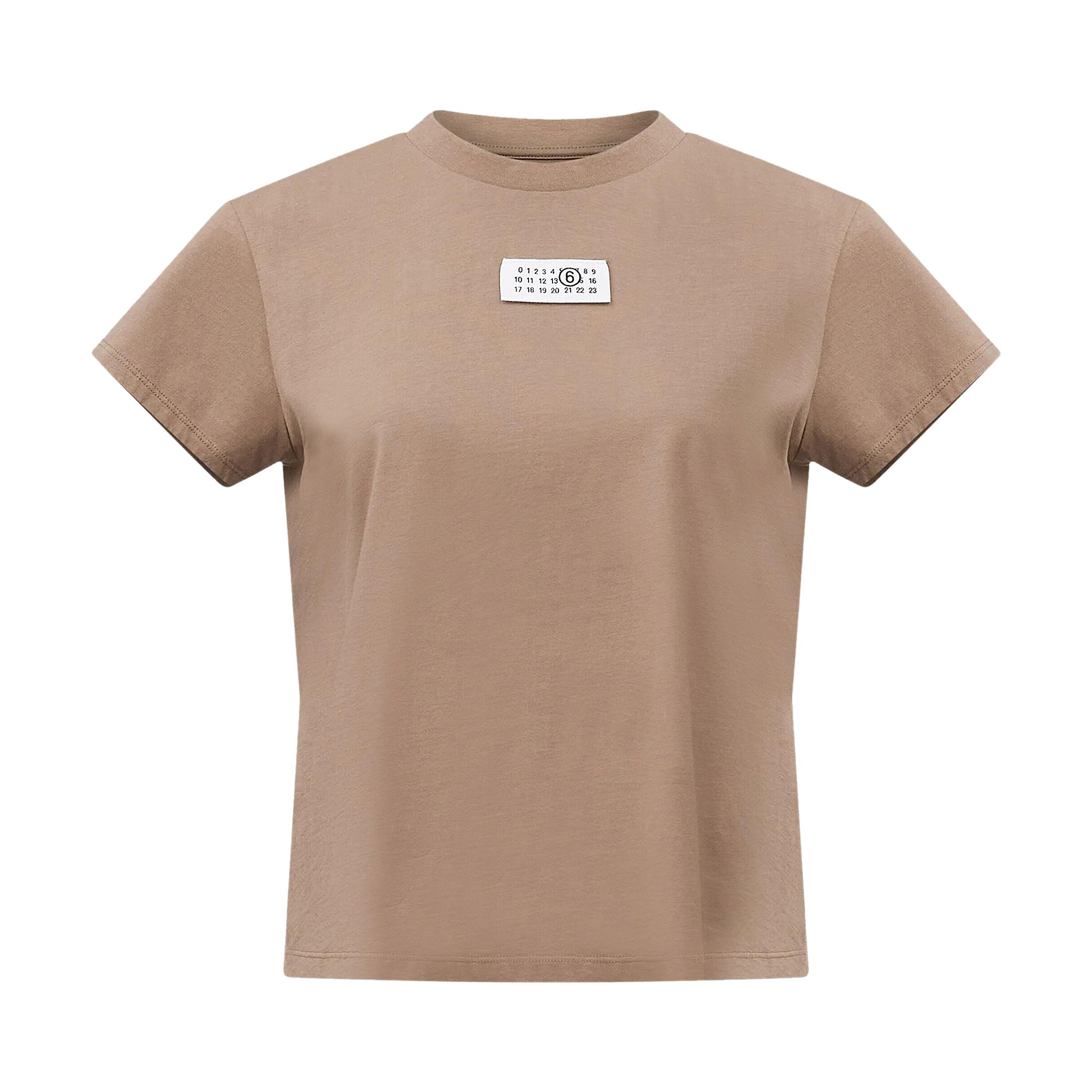 Pre-owned Mm6 Maison Margiela T-shirt 'light Brown'