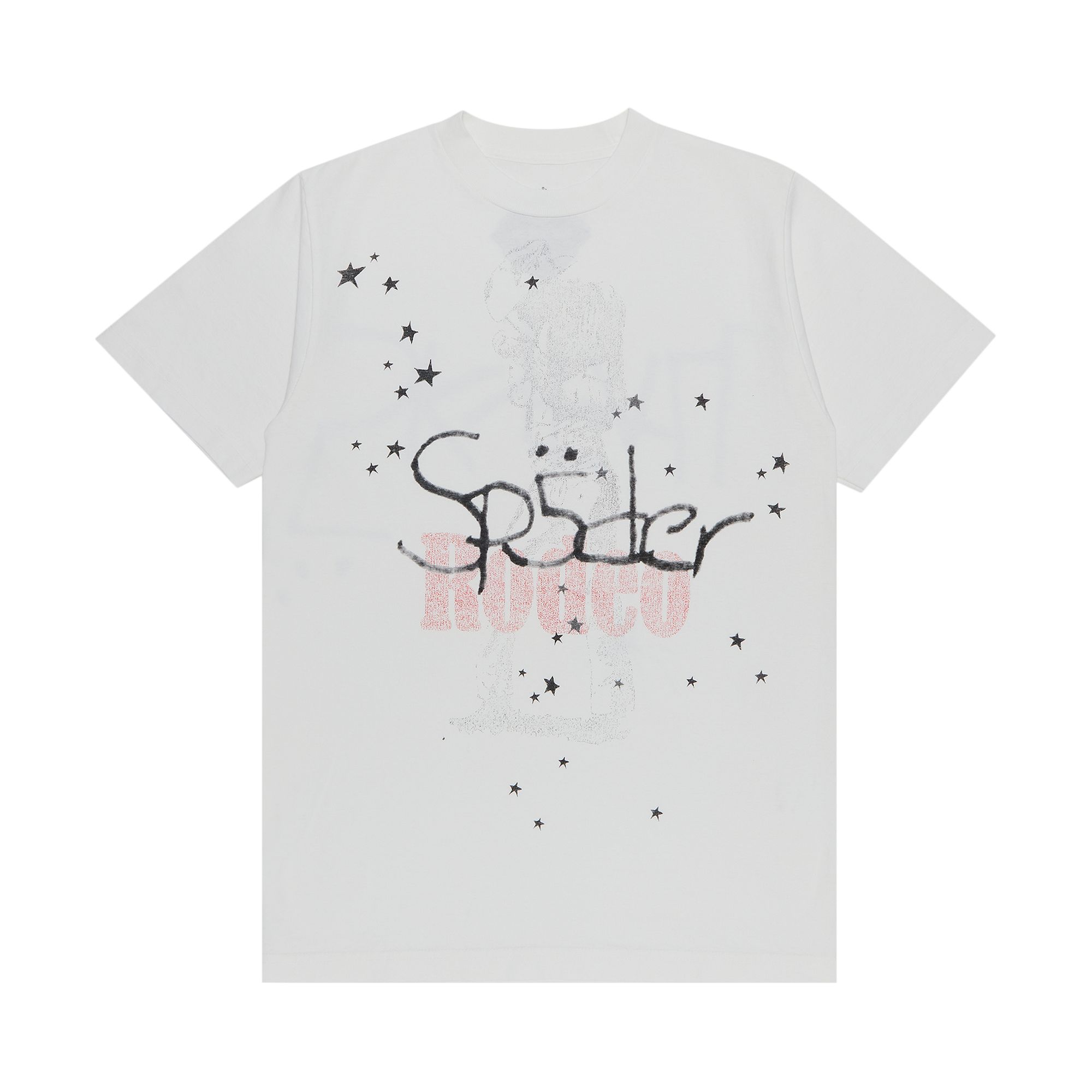 Pre-owned Cactus Jack By Travis Scott X Sp5der Days Before Rodeo Tee Ii 'white'