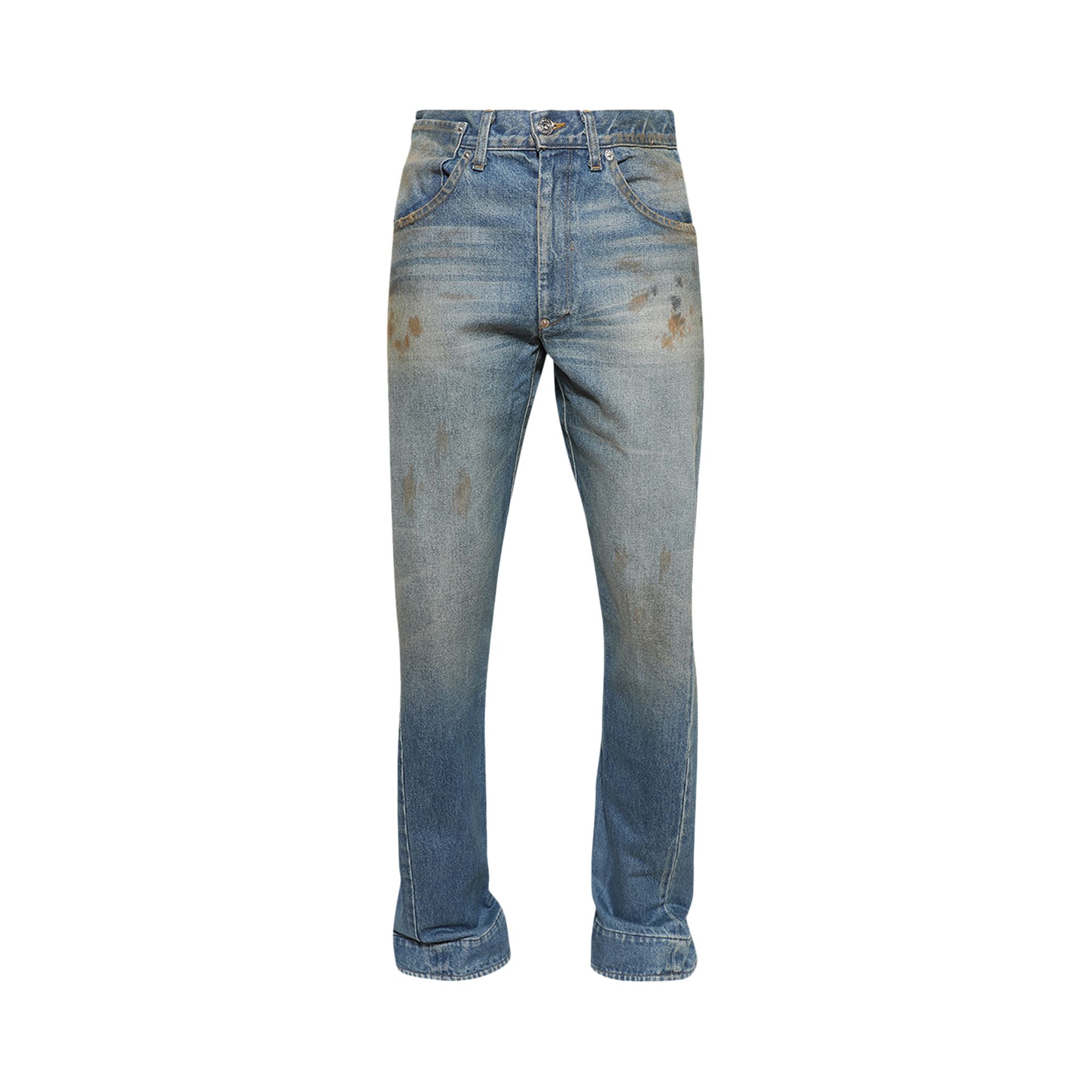 Pre-owned Gallery Dept. Zip Denim Jeans 'indigo'
