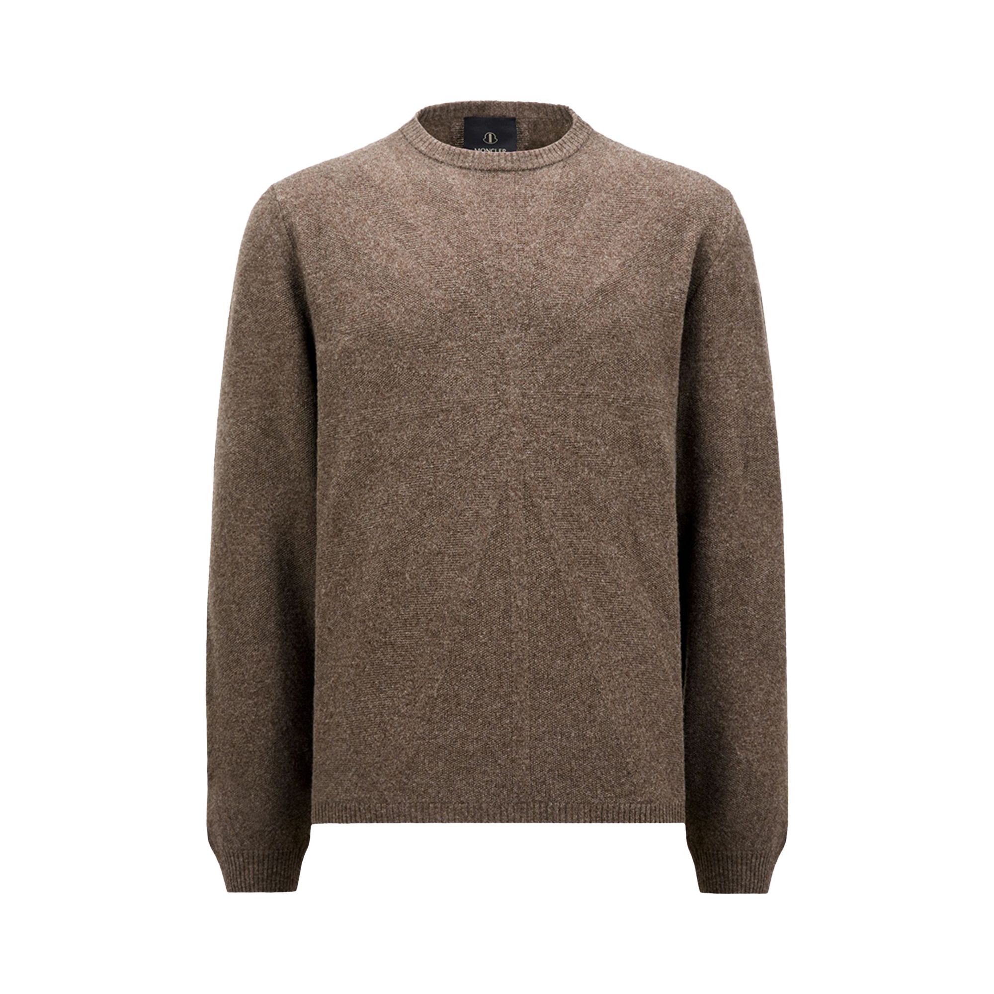 Pre-owned Moncler X Rick Owens Knit Jumbo Round Neck Top 'dust' | Tan | Men's Size L