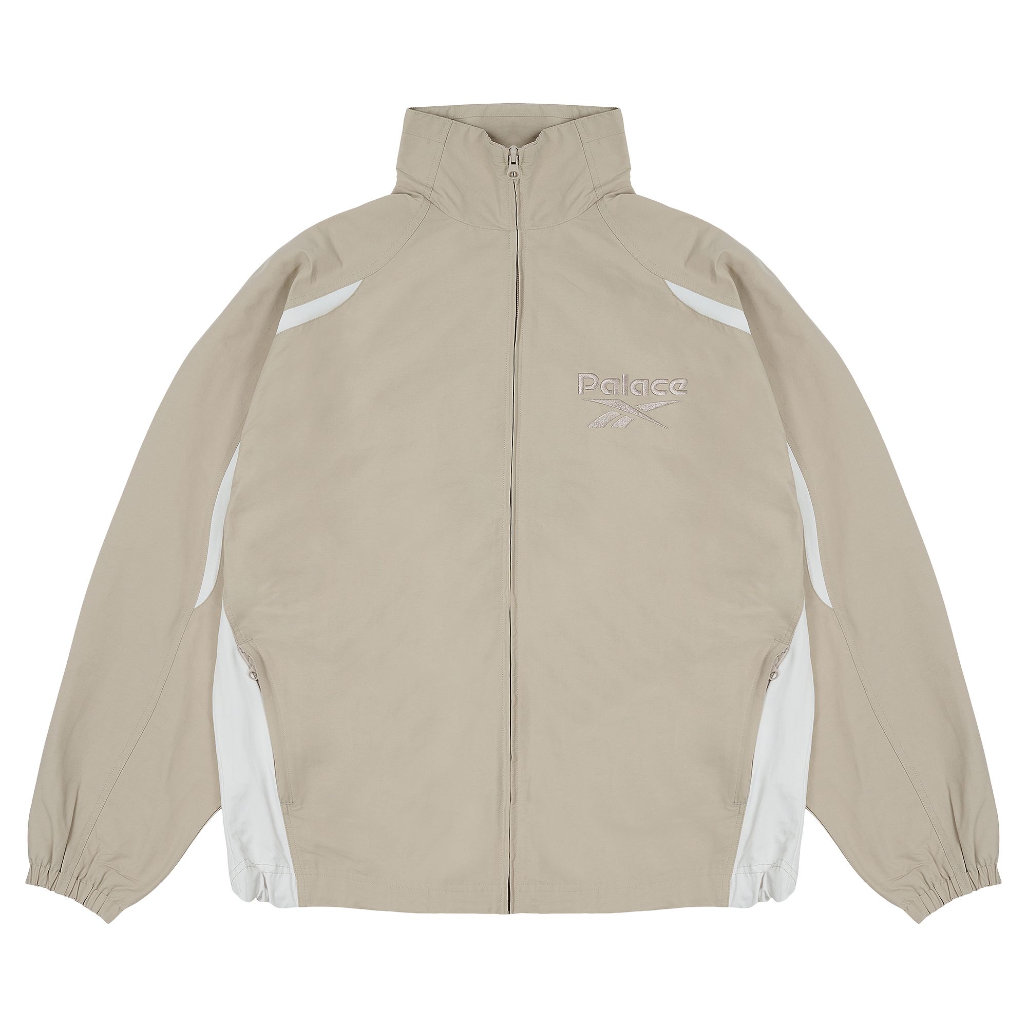 Pre-owned Palace X Reebok Track Jacket 'off-white' In Cream