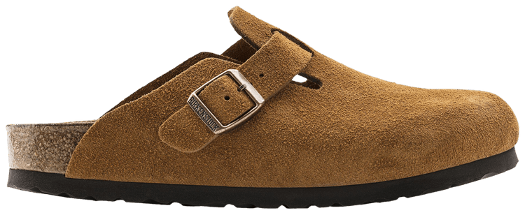 Birkenstock Boston Soft Footbed Suede Mink