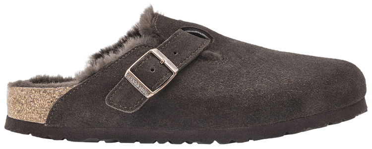 Birkenstock Boston Shearling Suede Mocha
