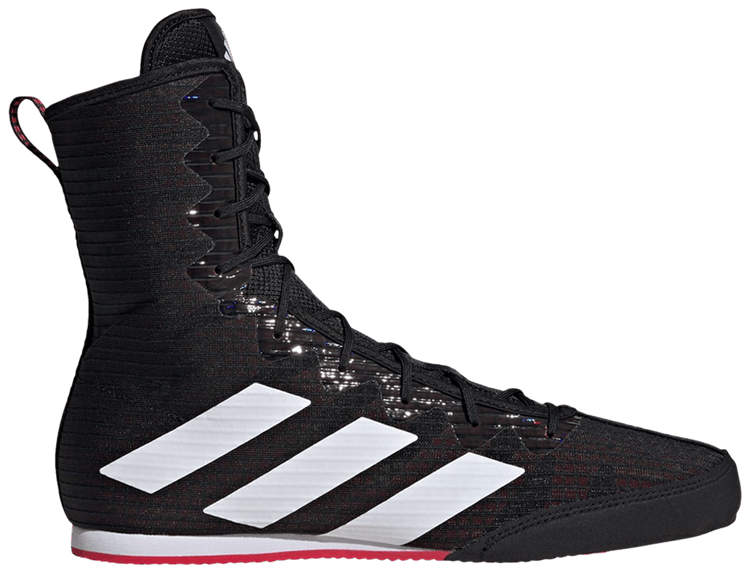 Adidas Box Hog 4 Black White Pure Ruby