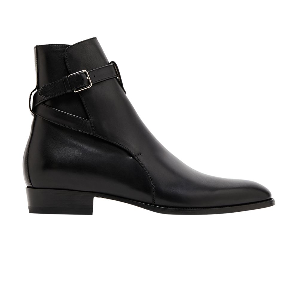 Pre-owned Saint Laurent Wyatt 30 Jodhpur Boot 'black' | Men's Size 40