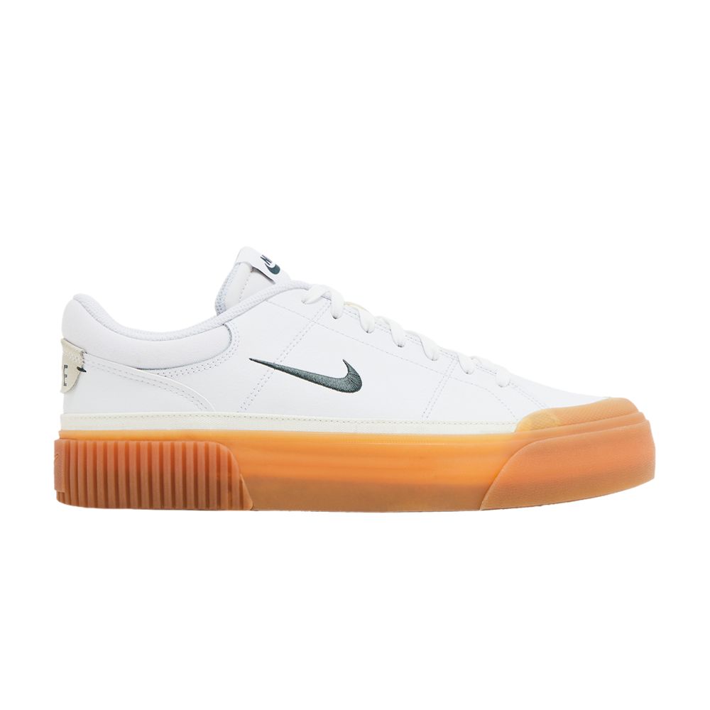 Pre-owned Nike Wmns Court Legacy Lift 'white Vintage Green Gum'
